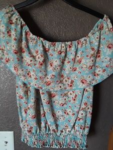 Cute crop off shoulder blouse